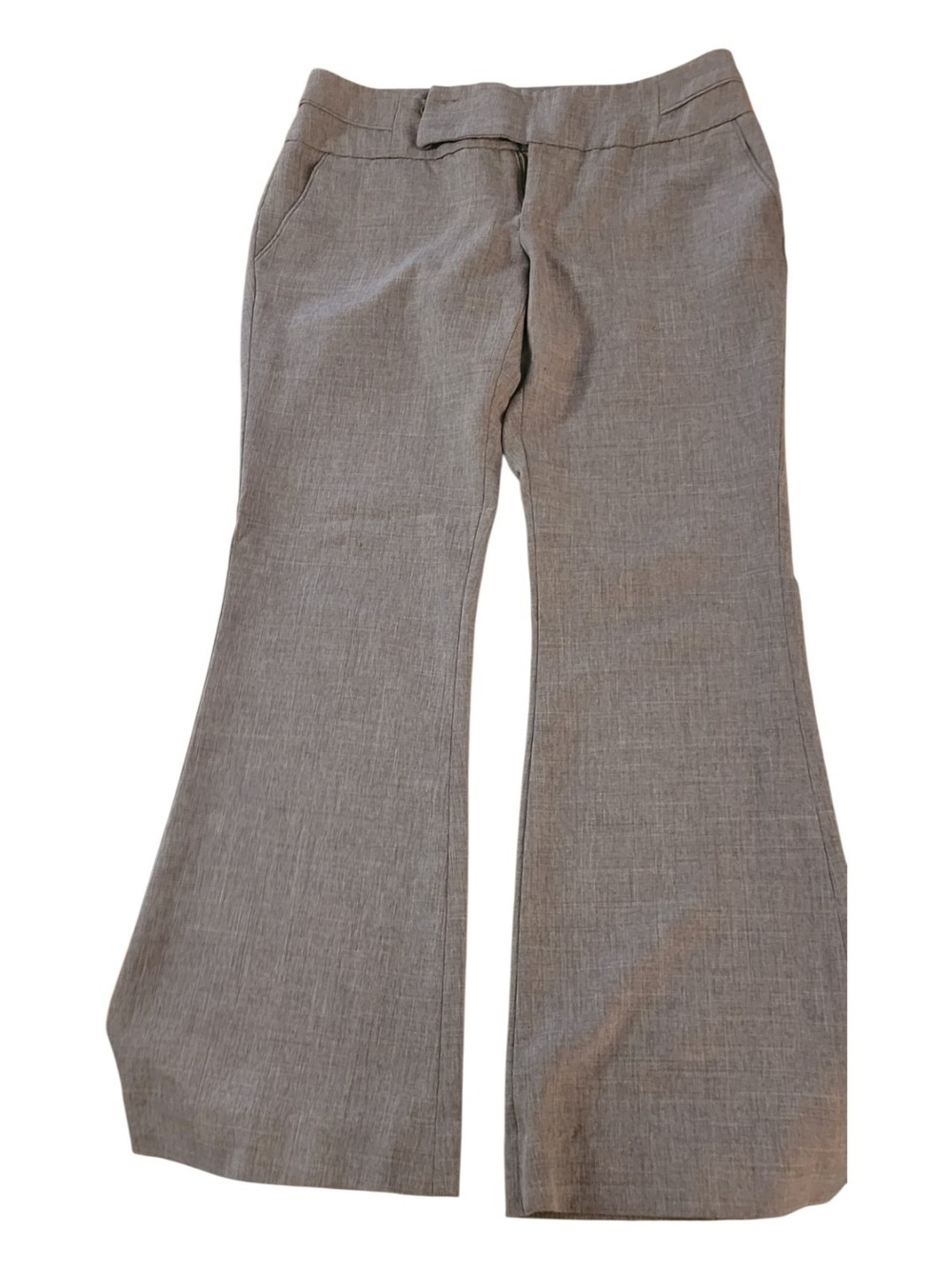 Classic Beige Flare Dress Pants